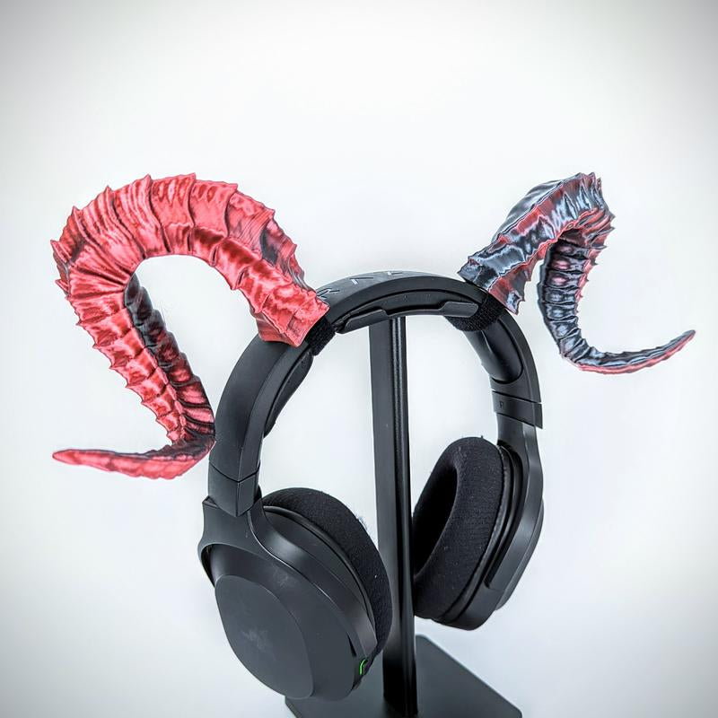 Beamteam3D Tiefling Horns - Cosplay Costume Accessories Handmade Menswear