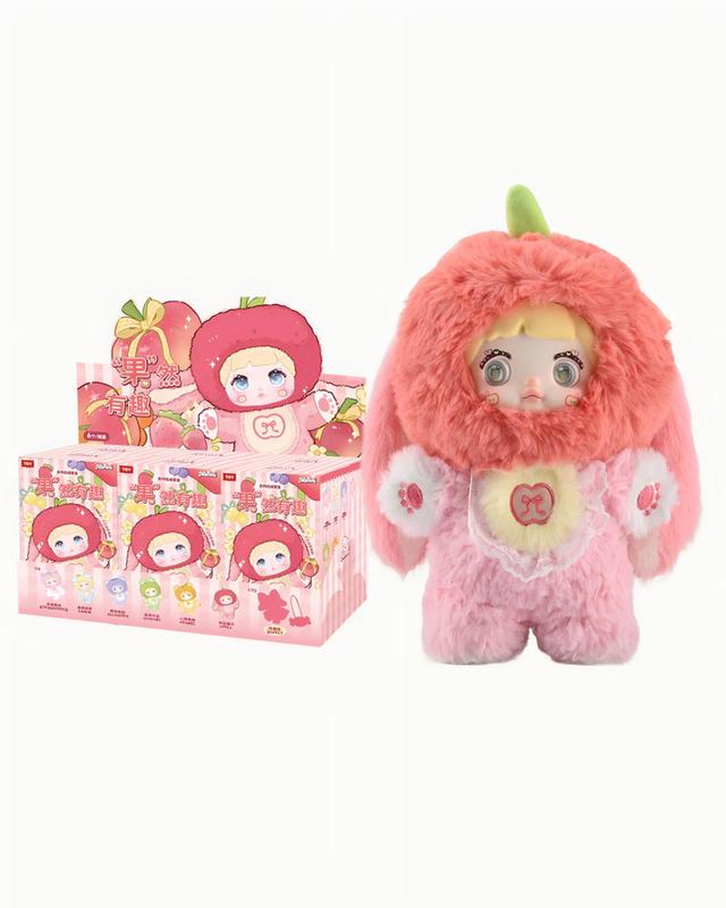 Nommi V3 Interesting Fruits Series Plush Dolls, Blind Box Plushie Toys Figure Doll Cute Xmas Collectible Birthday Gift for Girls Children'S Day Gift(1-6Pack) Kawaii Plush