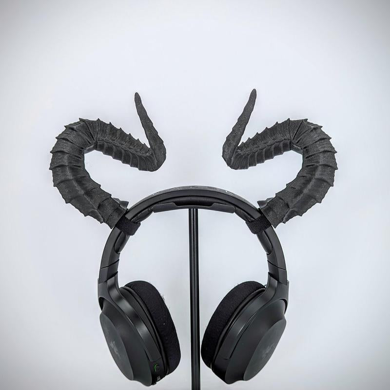 Beamteam3D Tiefling Horns - Cosplay Costume Accessories Handmade Menswear