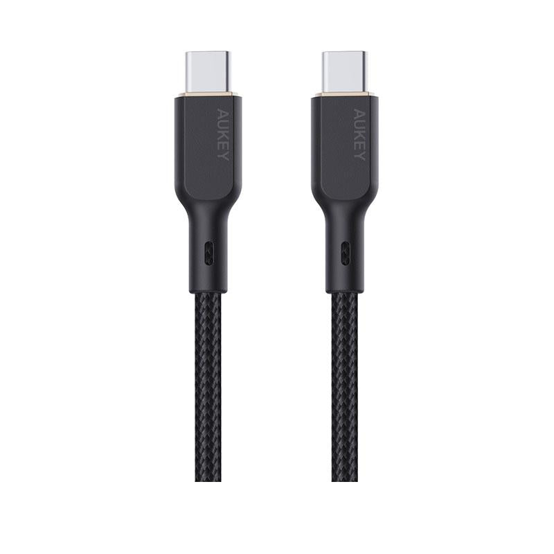 AUKEY CB-KCC101 1M 100W Fast Nylon Braided USB-C to USB-C Charging Cable with Kevlar Core Smartphone Iphone