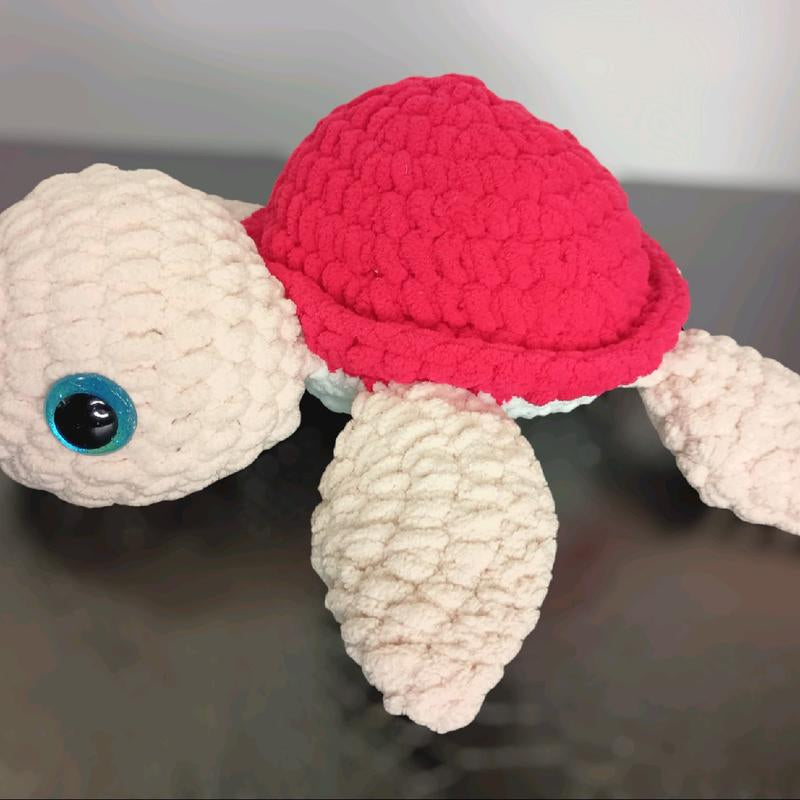 Crocheted Baby Sea Turtles Yarn Blanket - Soft and Cozy