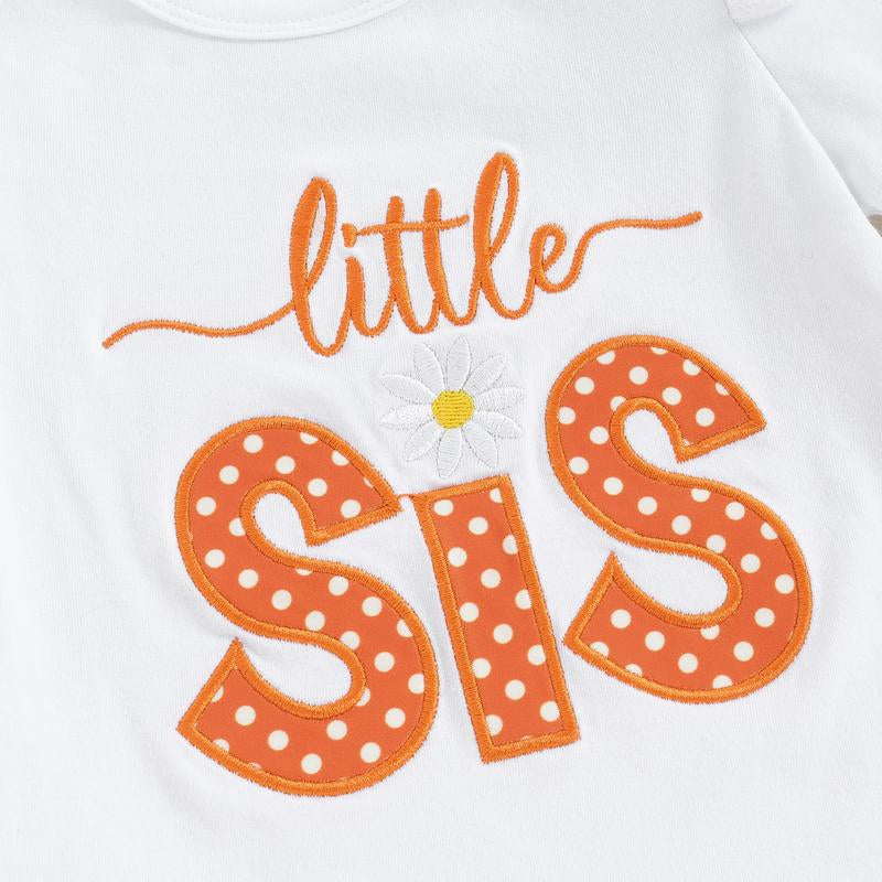 Baby Girl Summer Outfits Letter Embroidered Short Sleeve Rompers Floral Print Shorts Headband 3Pcs Clothes Set
