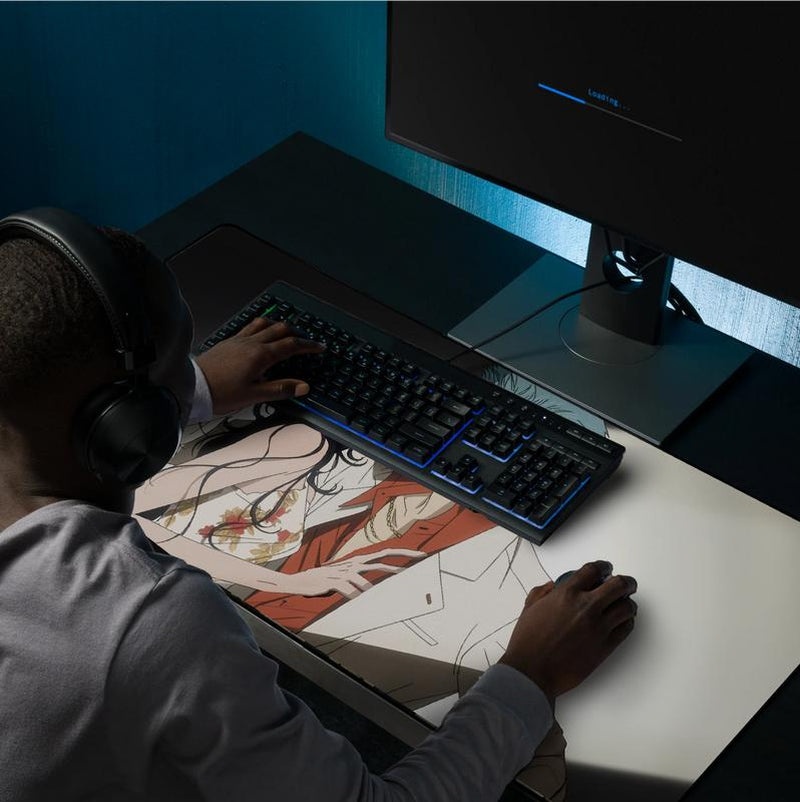 Extra Large Paradise Anime Gaming Mousepad - Anti-Slip Rubber Base, Gaming Deskmat, Anime Mousepad