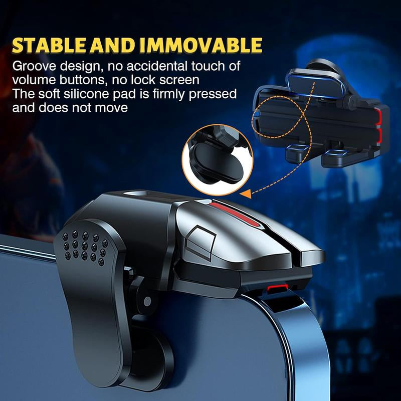 Mobile Controller & Gloves, Durable Anti-Sweat & Anti-Slip Finger Gloves, Game Finger Gloves & Controller Set, Accessories for Iphone Android, Gaming Stuff, Gaming Items, Black Gaming Products, Devices