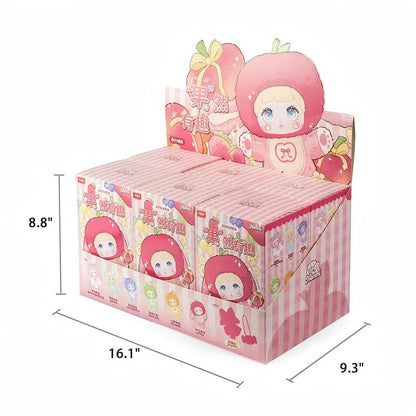 Nommi V3 Interesting Fruits Series Plush Dolls, Blind Box Plushie Toys Figure Doll Cute Xmas Collectible Birthday Gift for Girls Children'S Day Gift(1-6Pack) Kawaii Plush