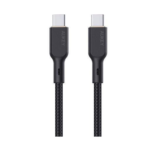 AUKEY CB-KCC101 1M 100W Fast Nylon Braided USB-C to USB-C Charging Cable with Kevlar Core Smartphone Iphone
